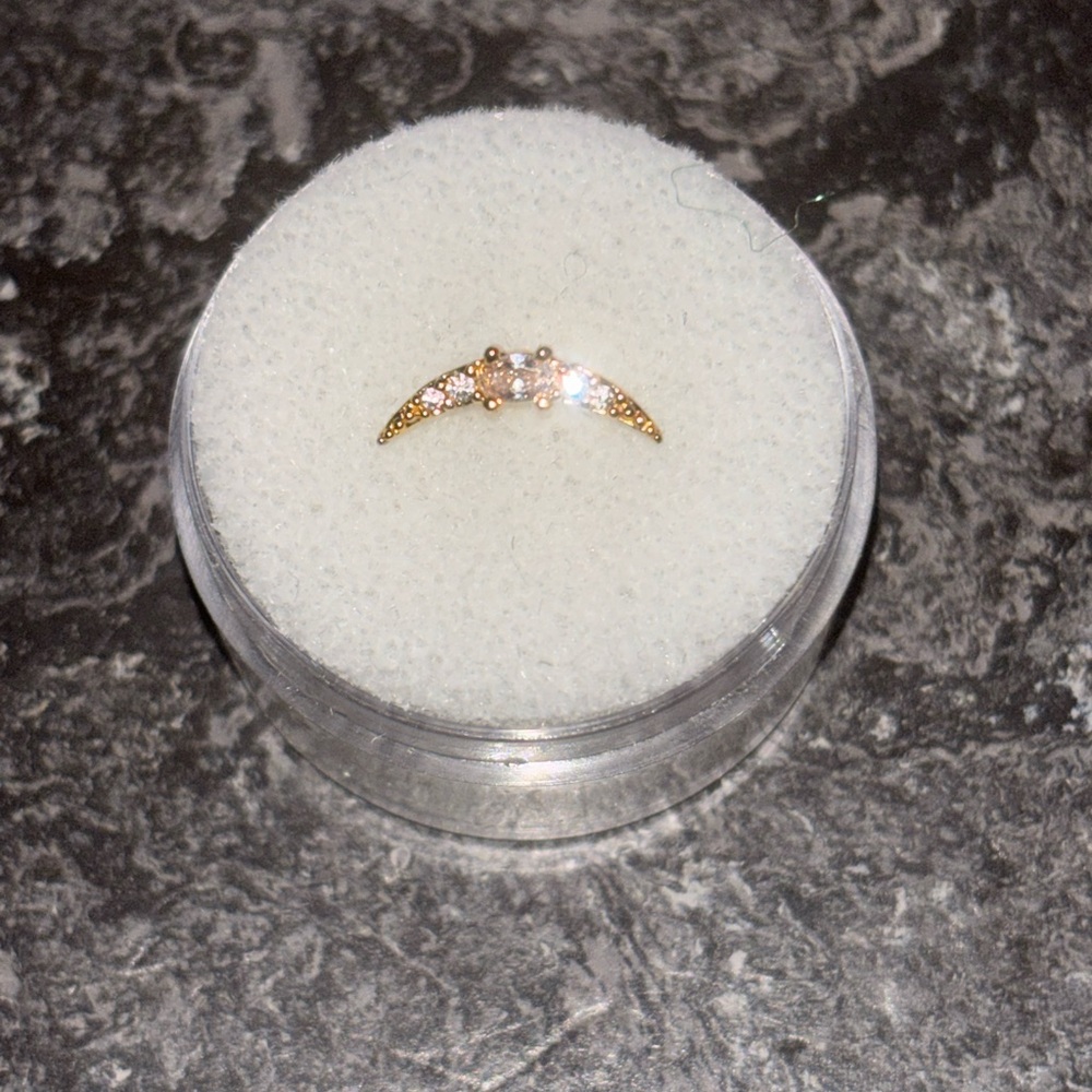 Surgical Steel internally threaded earring